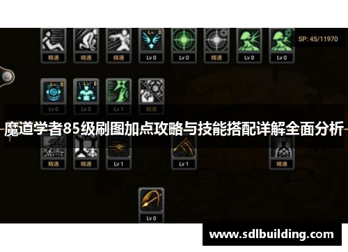 魔道学者85级刷图加点攻略与技能搭配详解全面分析